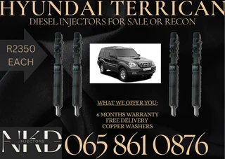 Hyundai Terracan diesel injectors for sale on exchange