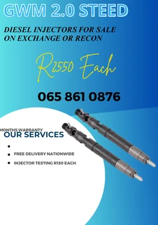 Gwm Steed Diesel Injectors For Sale On Exchange