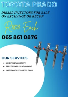 Toyota Prado Diesel Injectors For Sale On Exchange