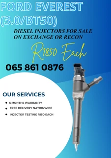 Ford Everest diesel injectors for sale on exchange or to recon
