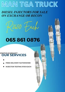 Man Truck Diesel Injectors For Sale On Exchange Or To Recon