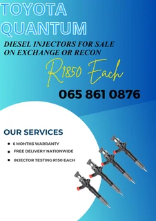Toyota Quantum Diesel Injectors For Sale On Exchange