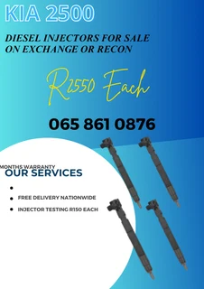 Kia 2500 Diesel Injectors For Sale On Exchange