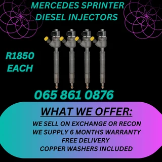 Mercedes Benz Sprinter diesel injectors for sale on exchnage