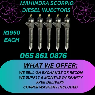 Mahindra Scorpio diesel injectors for sale on exchange or recon