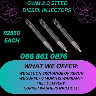 Gwm Steed 2liter Diesel Injectors For Sale Or We Recon And Supply Warranty