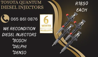 Toyota Quantum Diesel Injectors For Sale Or Or To Recon