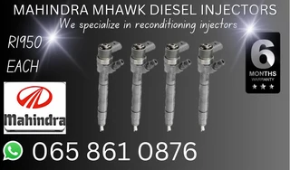 Mahindra Mhawk 2.2 Diesel Injectors For Sale On Exchange Or To Recon With Warranty