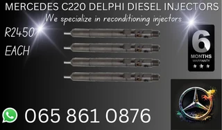 Mercedes C220 Diesel Injectors For Sale On Exchange Or To Recon With Warranty
