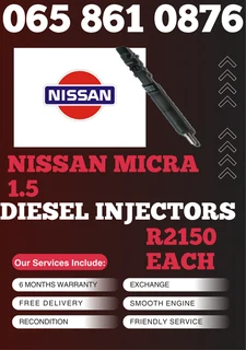 Nissan Micra 1.5 Diesel Injectors For Sale On Exchange Or To Recon With Warranty