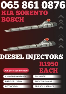 Kia Sorento Diesel Injectors For Sale On Exchange With 6 Months Warrenty