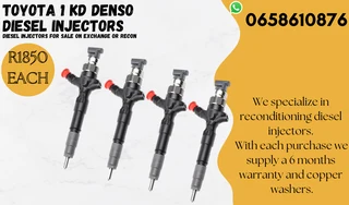 Toyota 1kd Diesel Injectors For Sale On Exchange With 6 Months Warranty