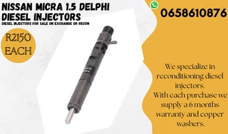 Nissan Micra 1.5 Diesel Injectors For Sale On Exchange Or To Recon