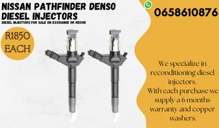 Nissan Pathfinder Diesel Injectors For Sale On Exchange Or To Recon With Warranty