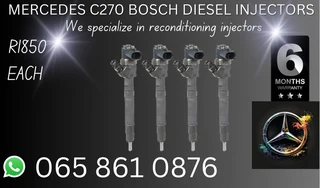 Mercedes C270 Diesel Injectors For Sale Or To Recon