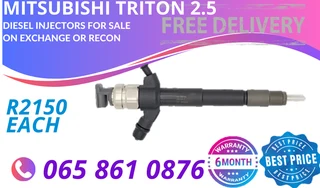 Mitsubishi Triton diesel injectors we sell on exchange or recon