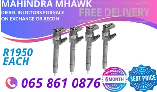 Mahindra Mhawk diesel injectors for sale on exchange or recon your own