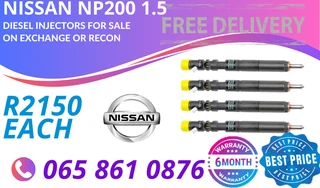 Nissan NP200 diesel injectors for sale