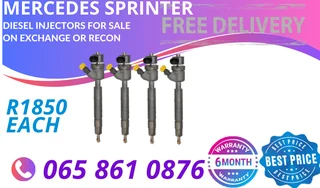 Mercedes Sprinter diesel injectors for sale on exchange to recon