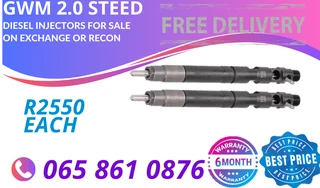 Gwm Steed 2.0 Diesel Injectors For Sale On Exchange