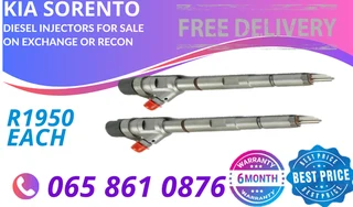 Kia Sorento Diesel Injectors For Sale On Exchange Or To Recon