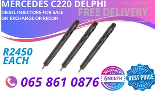 Mercedes C220 diesel injectors for sale on exchange