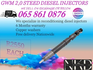 Gwm 2.0 Steed Diesel Injectors For Sale On Exchange