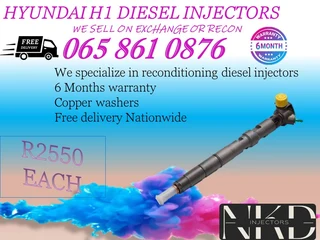 Hyundai H1 reconditioned injectors for sale or to recon