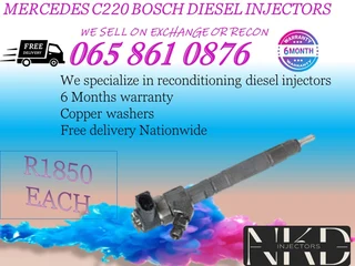 Mercedes C220 diesel injectors for sale