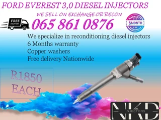 Ford Everest diesel injectors for sale on exchange or to recon