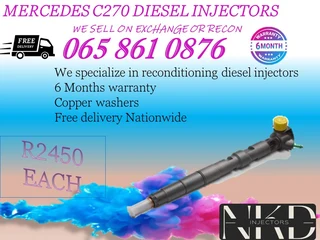 Mercedes C270 common rail diesel injectors for sale on exchange
