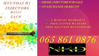 Hyundai H1 Diesel Injectors For Sale On Exchange Or To Recon