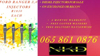 Ford Ranger diesel injectors for sale on exchange