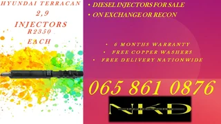Hyundai Terracan diesel injectors for sale on exchange
