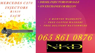 Mercedes C270 diesel injectors for sale on exchange