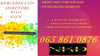 Mercedes C220 diesel injectors for sale