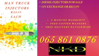 Man Truck Diesel Injectors For Sale Or To Recon