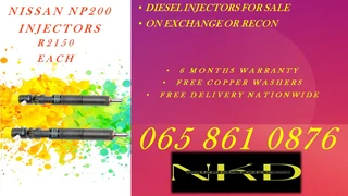 Nissan Np200 Diesel Injectors For Sale