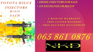 Toyota Hilux Diesel Injectors Fr Sale