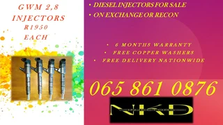 Gwm 2.8 Diesel Injectors For Sale