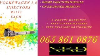 Volkswagen 1.6 Diesel Injectors For Sale On Exchange 6 Months Warranty