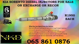 Kia Sorento Diesel Njectors For Sale On Exchange Or To Recon