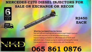 Mercedes C270 Diesel Injectors For Sale On Exchange