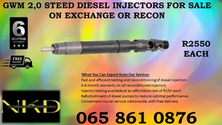 Gwm 2.0 Steed Diesel Injectors For Sale