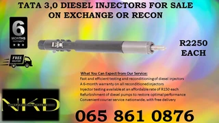 Tata 3.0 Diesel Injectors For Sale On Exchange Or To Recon