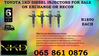 Toyota 1kd Diesel Injectors For Sale On Exchange