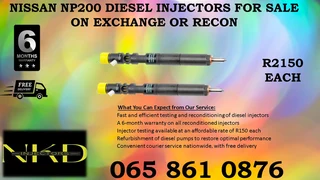 Nissan Np200 1.5 Diesel Injectors For Sale On Exchange Or To Recon