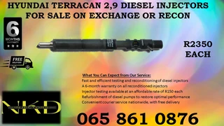 Hyundai Terrican Diesel Injectors For Sale On Exchange Or To Recon
