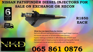 Nissan Pathfinder diesel injectors for sale we sell on exchange