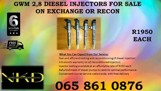Gwm 2.8 Diesel Injectors For Sale On Exchange